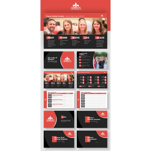 Presentation template for a church