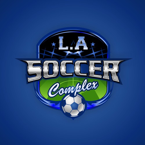 valley soccer center or L.A Soccer Complex Logo Design