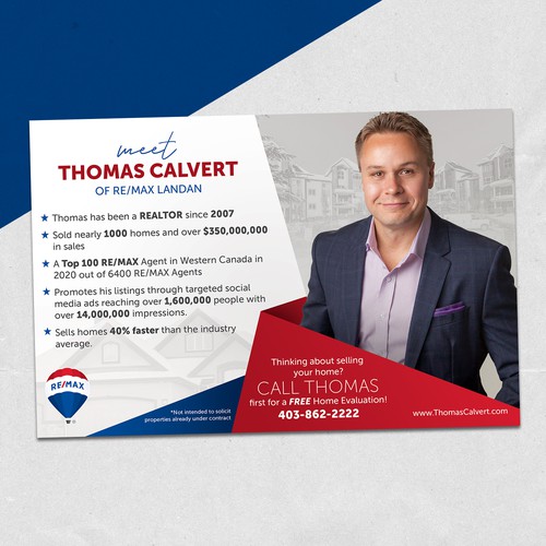 Postcard for Real Estate Agent- Re/max