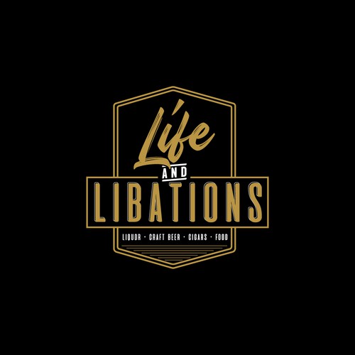 Life & Libations Logo Design