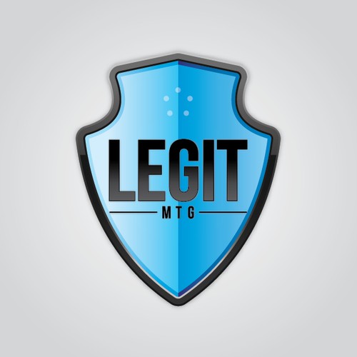 Logo concept for Legit MTG - Shield 1