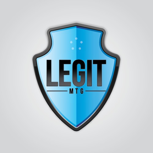 Logo concept for Legit MTG - Shield 1
