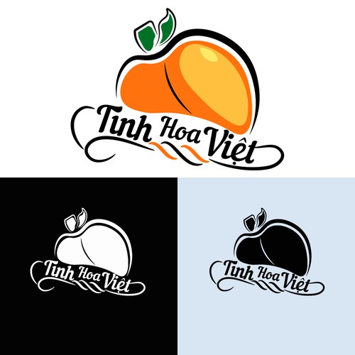 A fruits company logo design