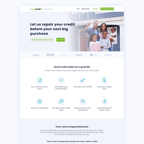 Clean web design