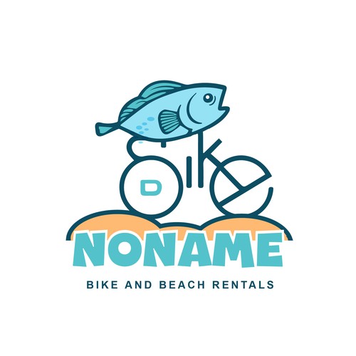 fish on a bike