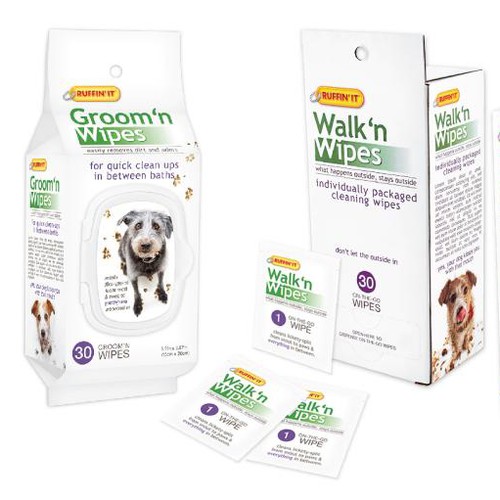 RUFFIN' IT Grooming’n Wipes and Walk’n Wipes