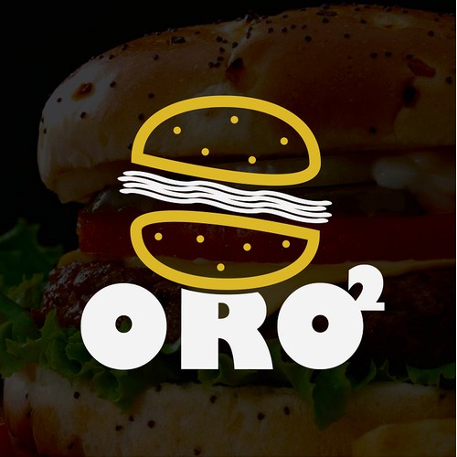 CREA IL LOGO PER L' HAMBURGHERIA ORO2