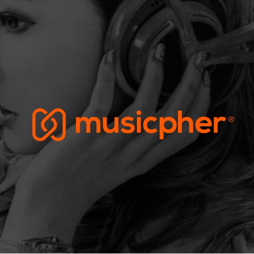 Music platform startup logo.