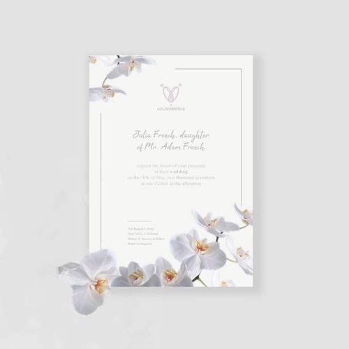 Wedding invitation