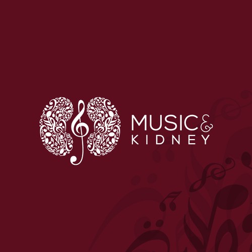 Logo Design for Music & Kidneys - support healing of those with kidney disease