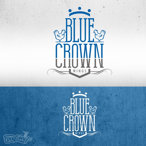 Blue Crown Wings