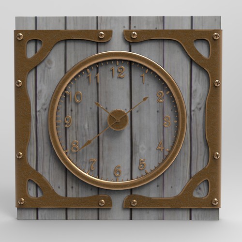 Wood Wall Clock