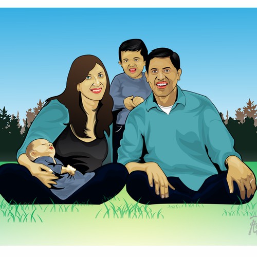 Birthday Illustration for Wife's 35th Birthday - GUARANTEED