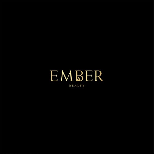 Design a bold, elevated logo for Ember — a rebranded real estate company in East Texas