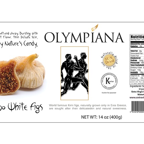 Create Captivating Box and Label design for Natural Greek Dried Figs!