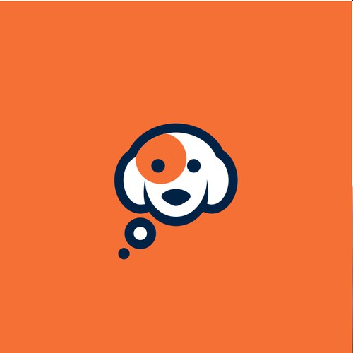 modern bold logo concept consider the dog
