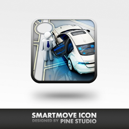 Create an outstanding taxi app icon for SmartMove