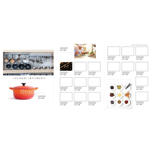 Create a nice and clean catalogue for secrets de cuisine - Step #1