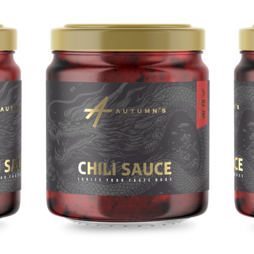 Chili Sauce Label Design Concept, Norway