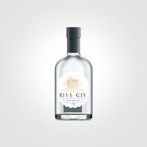 Logo Design for Rivi Gin