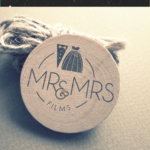 Chilled and rustic Wedding Film Logo