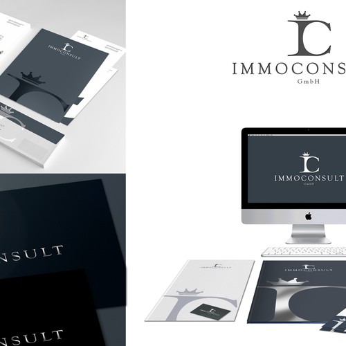 IC IMMOCONSULT - logo design