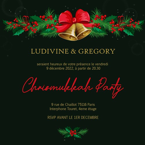 Holiday Party invitation