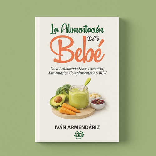Modern Baby Nutrition Book Cover Design