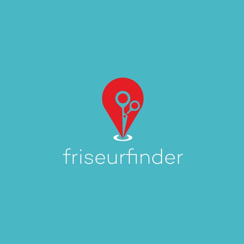 Logo concept for 'friseurfinder'