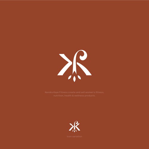 Logo for a women's fitness & nutrition company
