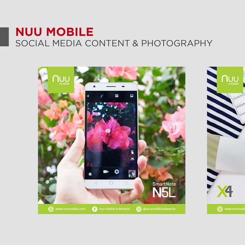 Photo & Social Media Design for NUU Mobile
