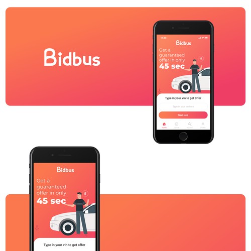 App design for Bidbus