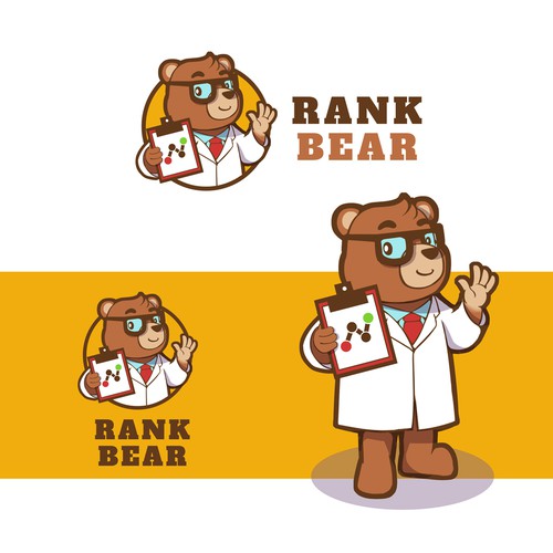 Five-star mascot design for a rank app logo