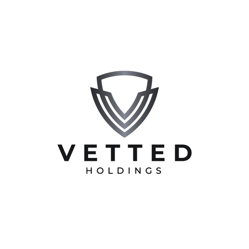 Letter V Security Logo
