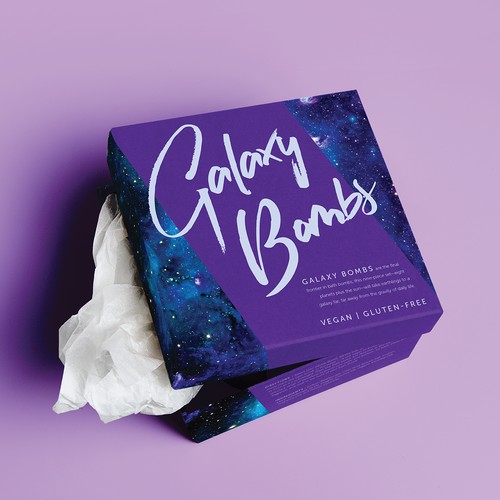 Packaging design for bath bomb gift box