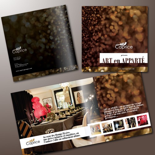 Need you! Create a Luxury brochure design for CAPRICE GROUPE