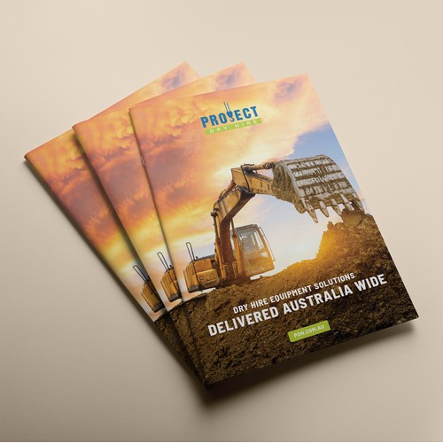 Booklet design for industrial equipment company