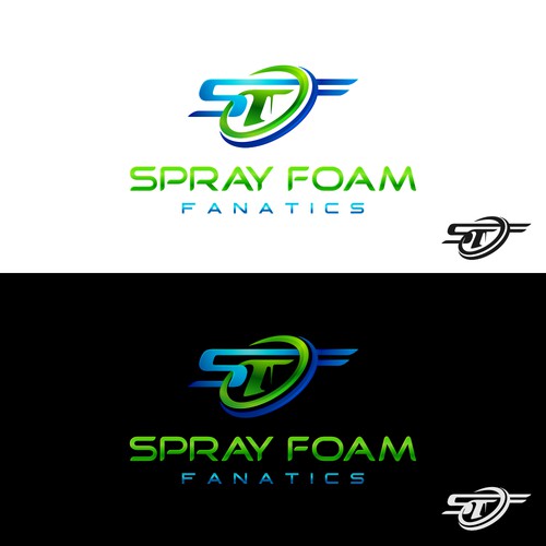 Logo for Spray foam Fanatics