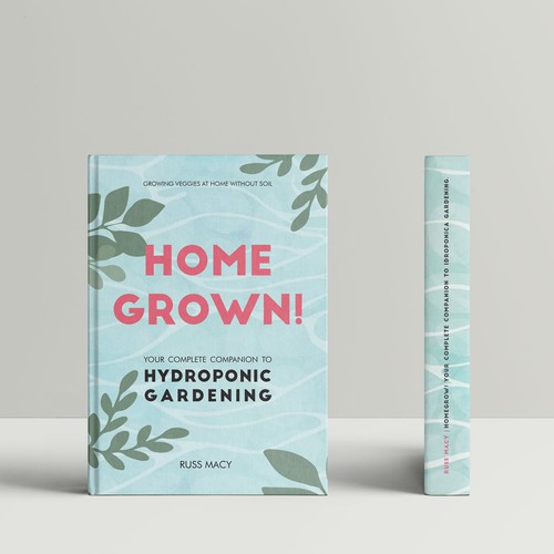 Book cover project for Hydroponic Gardeners