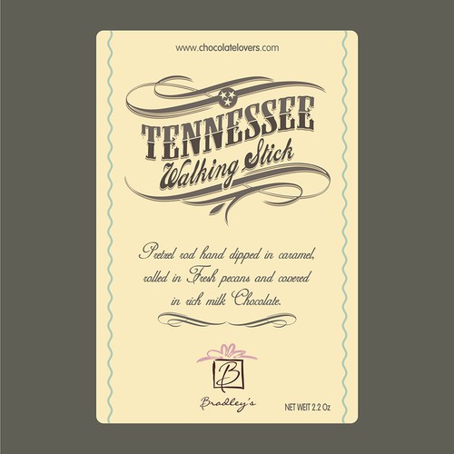 Label Tennessee Walking Stick