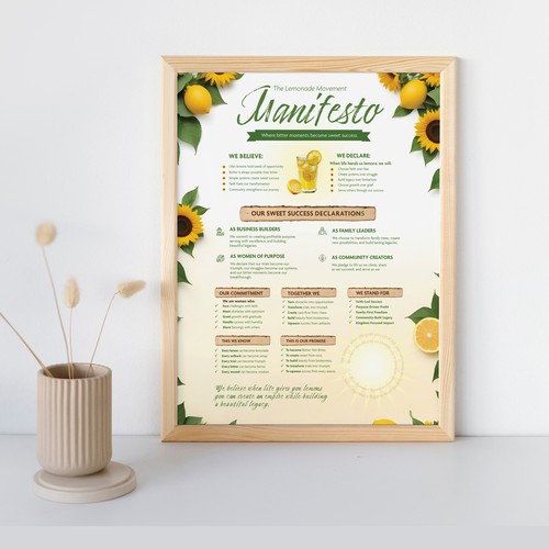 The Lemonade Manifesto