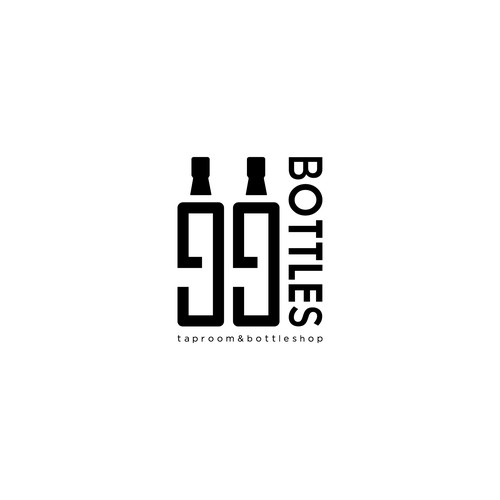 Logo concept of 99 Bottles