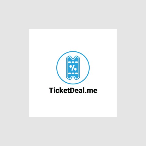 Concept logo for ticketdeal.met