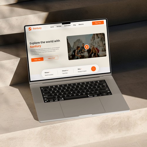 Travel Website UI Design