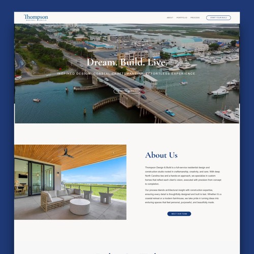 Design Refresh for Thompson Design & Build