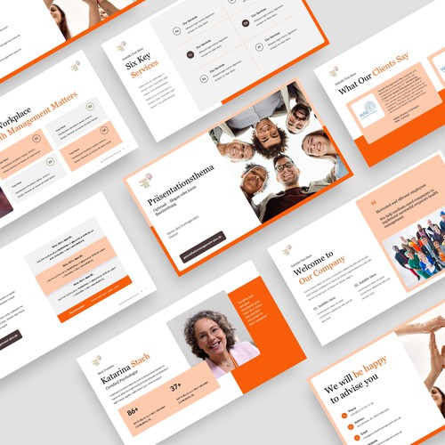 PowerPoint Presentation Template for Consulting
