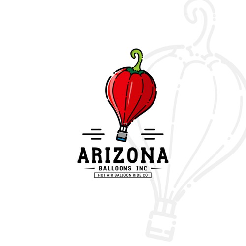 arizona balloons inc logo design