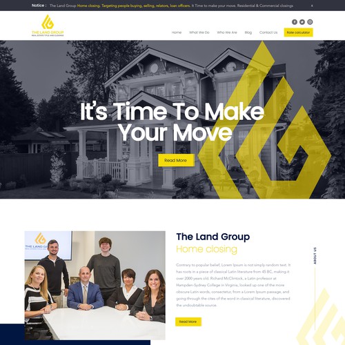 The Land Group Website