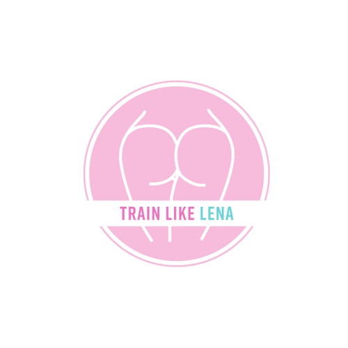 Fun, feminine logo concept for fitness brand