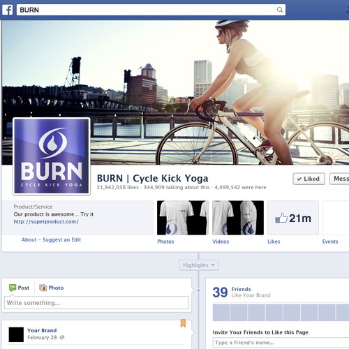 BURN Fitness Studio opening soon in need of a dynamic branding package